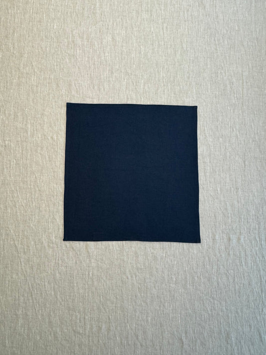 Dark Blue Linen Napkin