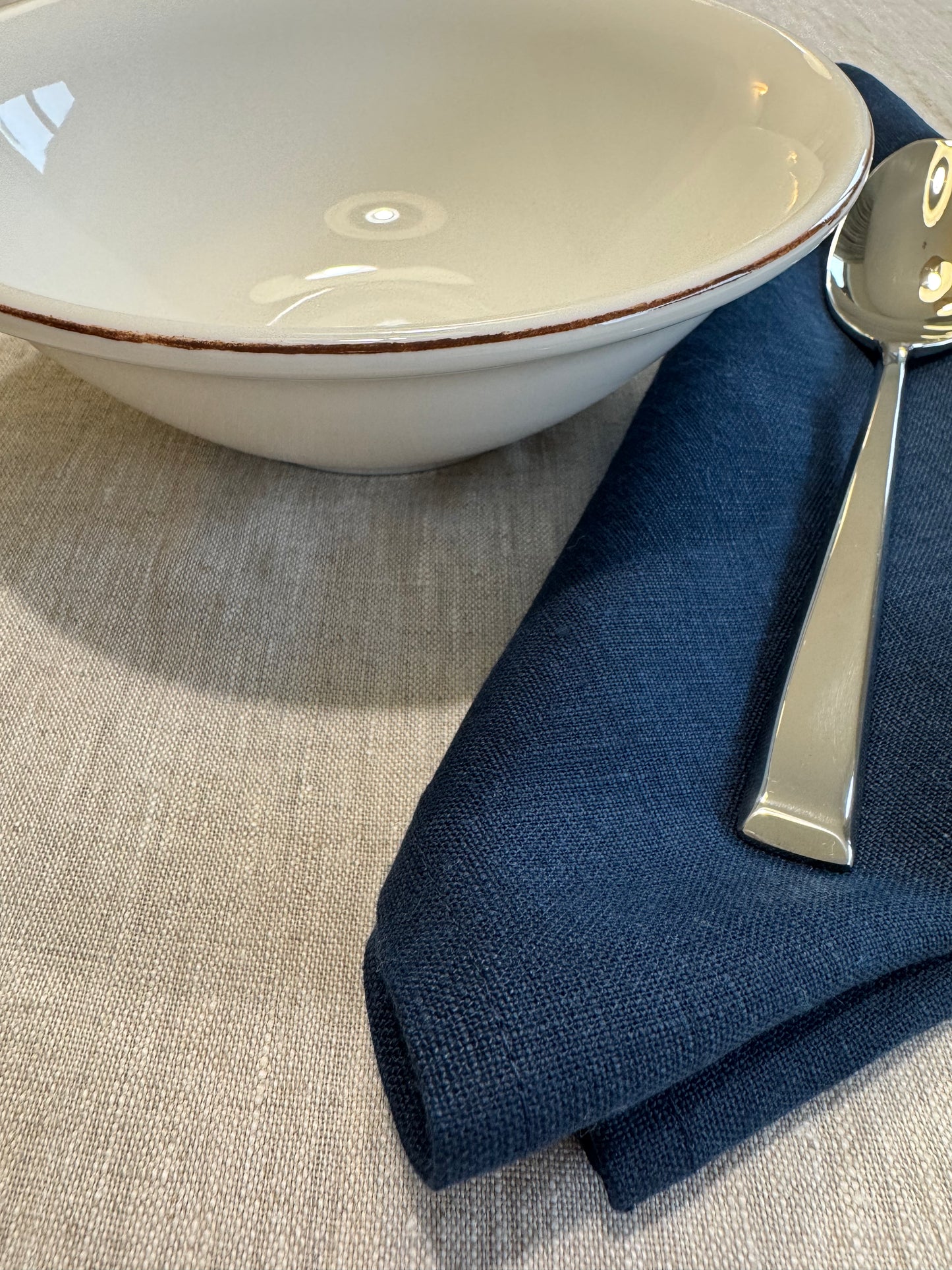 Dark Blue Linen Napkin