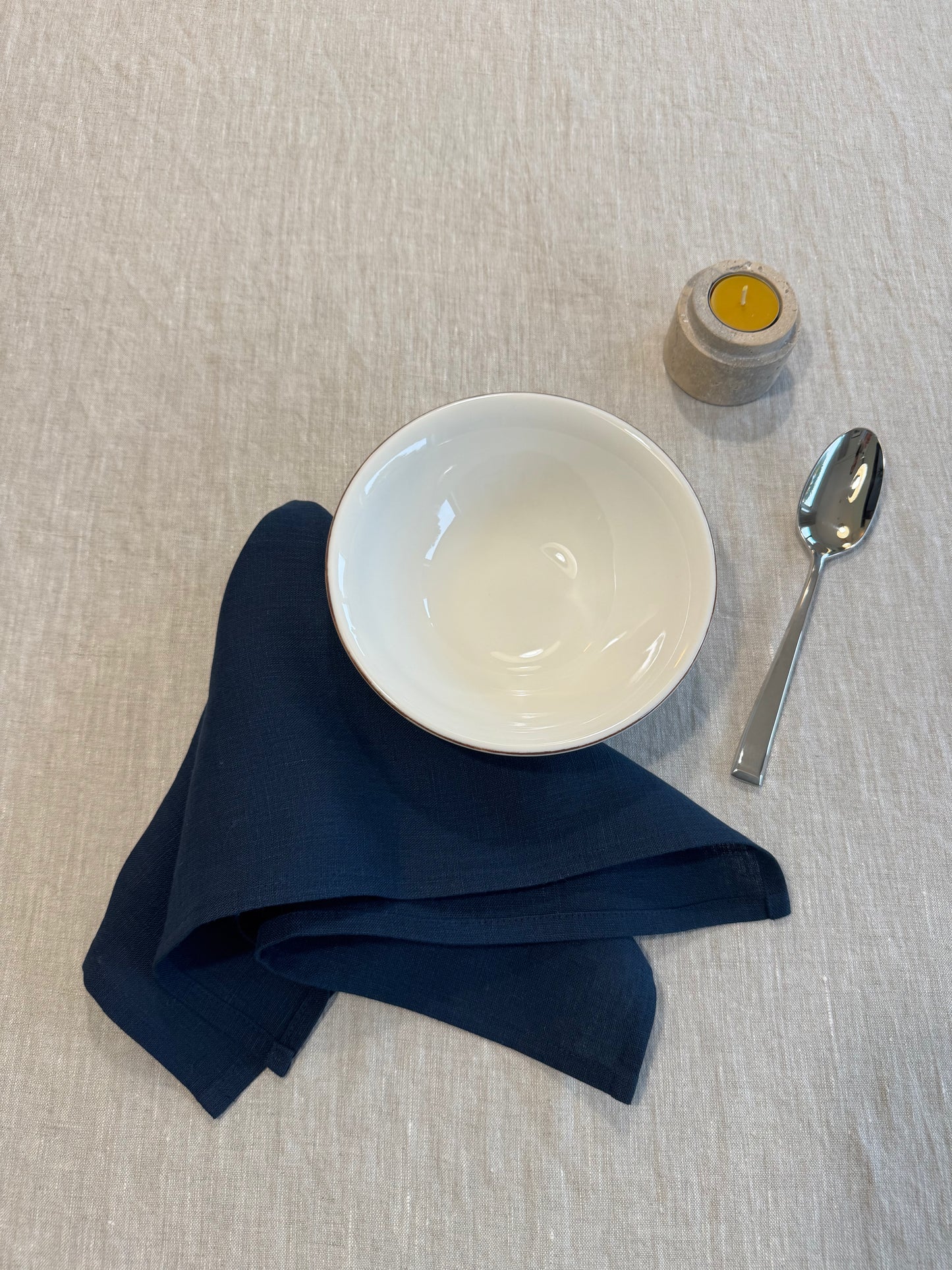 Dark Blue Linen Napkin