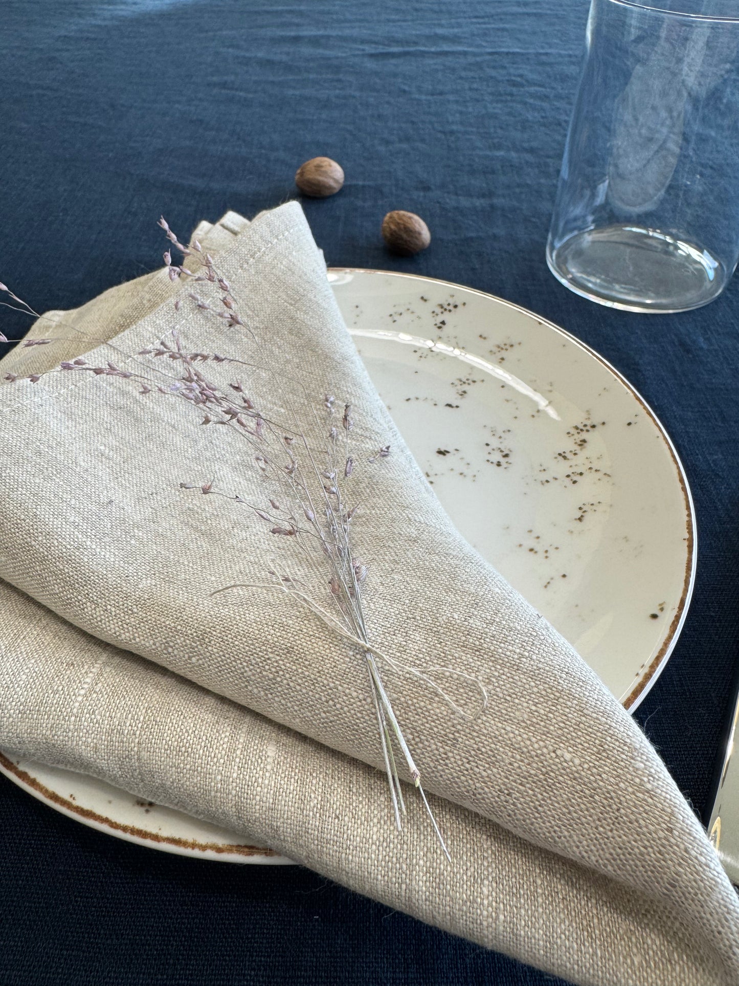 Natural White Linen Napkin